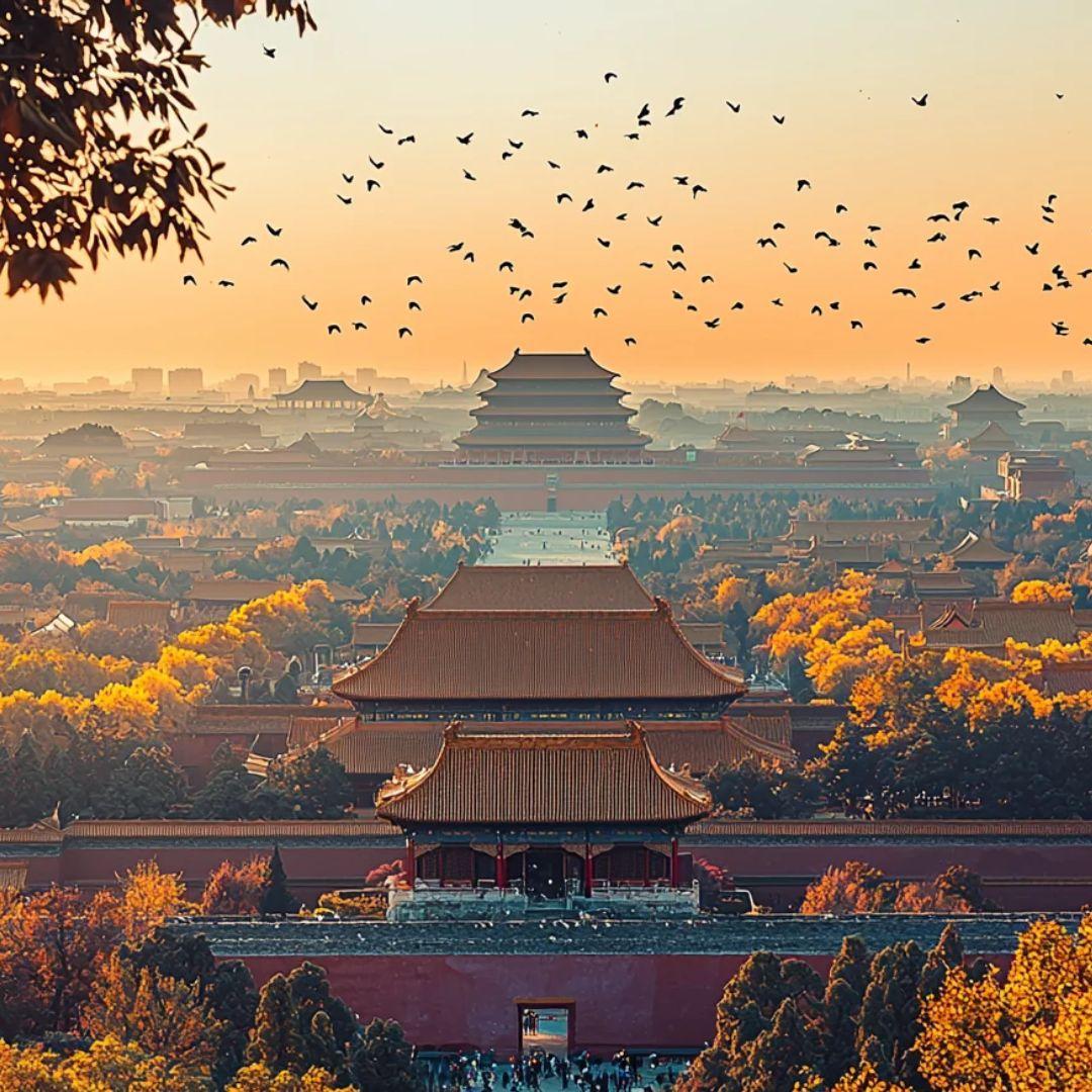 Beijing sunset